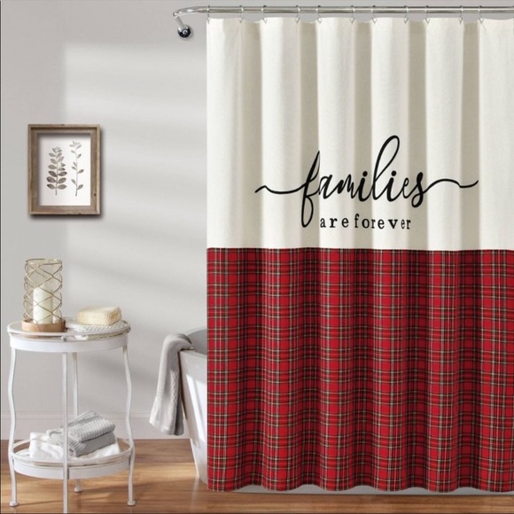 Lush Other - Families Are Forever Shower Curtain